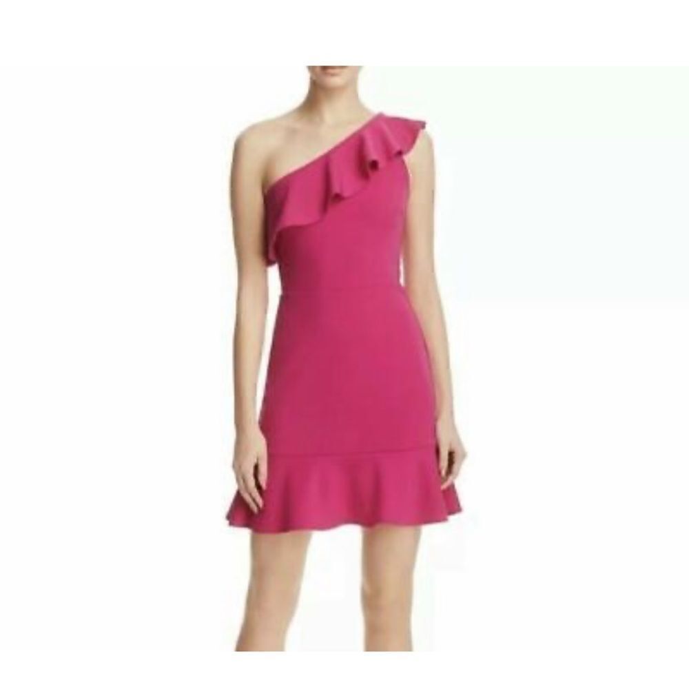 Aqua one shoulder mini dress, XS